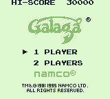 Galaga & Galaxian screenshot 5 for GameBoy